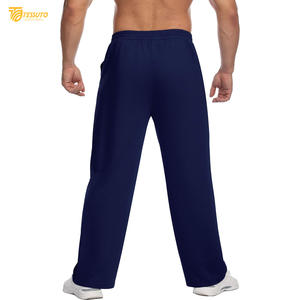 Pantalon imprimé brodé personnalisé de haute qualité Streetwear pantalon de survêtement unisexe en coton polaire surdimensionné avec cordon de serrage pour hommes - Product Image 5