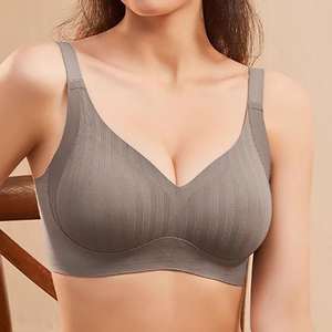 Soutien-gorge sans couture sexy pour femmes, soutien-gorge push-up sans fil en V profond, doux et confortable pour un usage quotidien, pour les grandes poitrines - Product Image 3