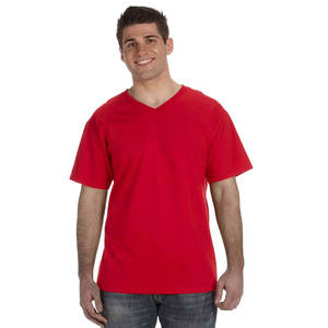 Camiseta atlética para hombre, de secado rápido con cuello en V Camiseta deportiva, camiseta transpirable - Product Image 1