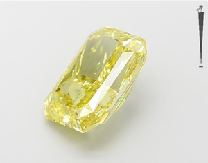 Aniva SI1 IGI 2.28CT 1.01CT ที่ได้รับการรับรอง4.26CT ตัดวงรีสีเหลืองสดใสปลูกในห้องปฏิบัติการที่ดีเยี่ยมเพชรสีเหลืองแฟนซี - Product Image 4