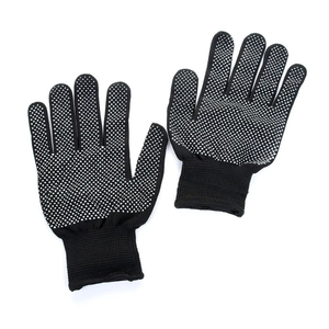 Gants de protection en coton tricoté résistants à la chaleur, réglables, sans silicone, pour fer à lisser, jardinage, poignée antidérapante, sécurité - Product Image 1