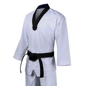 Uniforme de Taekwondo con estampado personalizado y cinturón, tela ligera y transpirable, Karate Dobok para entrenamiento y partidos profesionales - Product Image 1