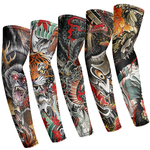 Mangas de Brazo de Seda de Hielo Refrescantes, Protección UV Unisex, Mangas de Seguridad Deportiva, Venta Directa de Fábrica, Mangas de Brazo de Béisbol Sublimadas - Product Image 2