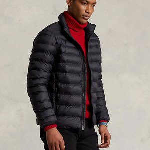 Men's Lightweight <b>Packable</b> Accent Puffer <b>Jacket</b> Waterproof Windproof Eco-Friendly Stand Collar Winter <b>Jackets</b> - Product Image 3