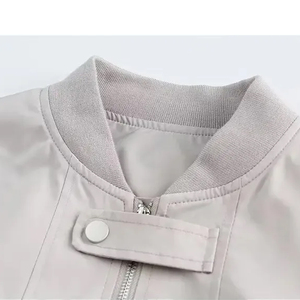 Autumn Men's Casual Outwear Hooded Windbreaker Baseball Coat High Quality <b>Fleece</b> Bomber <b>Jacket</b> with Thick <b>Warm</b> Canvas Fabric - Product Image 3
