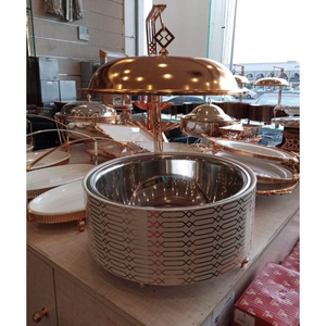 จาน Chaffing คุณภาพพิเศษสําหรับบ้านโรงแรมและร้านอาหารจานตกแต่งงานงานแต่งงานเสิร์ฟอาหารจาน Chaffing - Product Image 4
