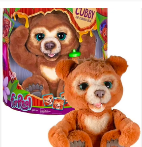 NOUVEAU Peluche interactive Fur-Real Cubby l'ours curieux, pour les enfants de 4 ans et plus - Product Image 1
