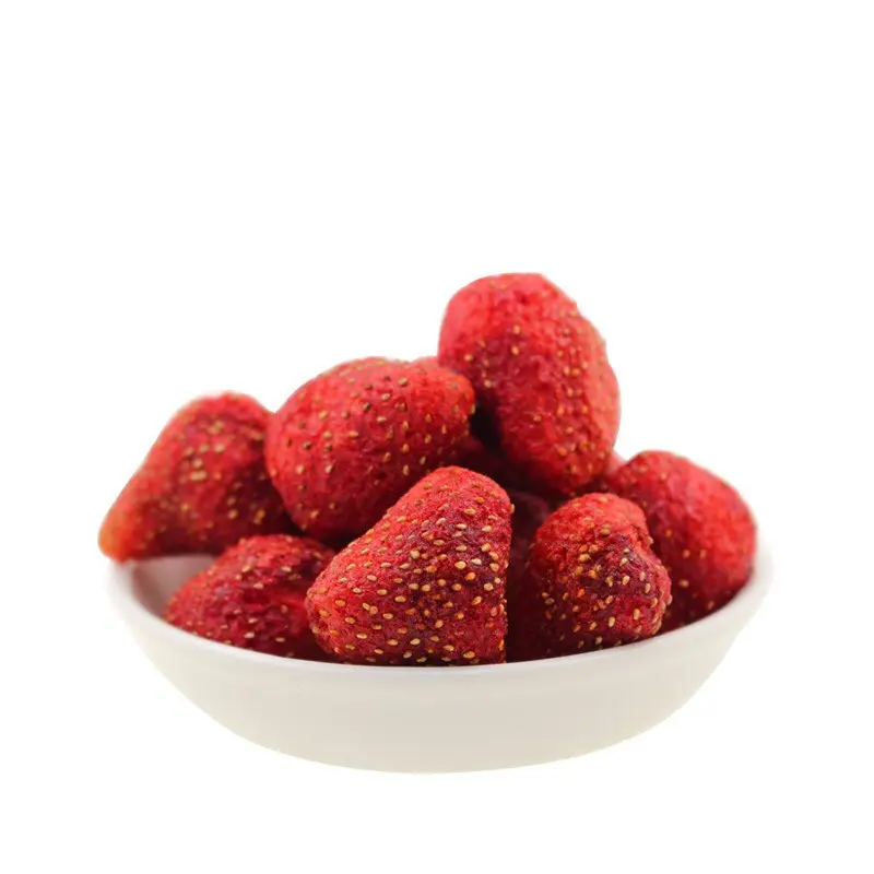 No sugar natural sweet freeze dried red strawberry Succulent no additives dried strawberry fruit with premium quality