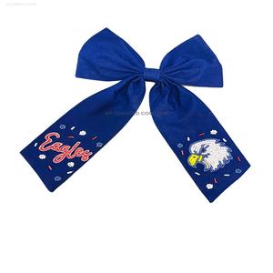 Nouvelle collection d'accessoires pour cheveux indiens élégants et personnalisés brodés à la main avec nœuds perlés pour filles pinces à cheveux en tissu - Product Image 5