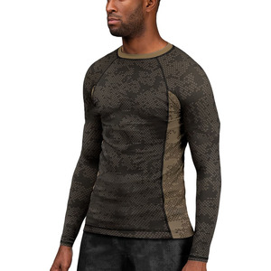 Service OEM Vêtements de Fitness pour Hommes Rash Guard Conceptions de Sublimation Personnalisées Rash Guard Ventes entières Bon marché Rashguards de haute qualité - Product Image 1