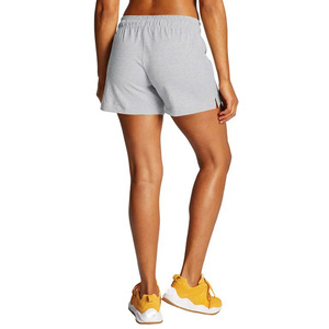 Vente en gros de shorts en polaire pour femmes de couleur unie avec cordon de serrage taille haute de qualité supérieure shorts en coton pour femmes nouveau style - Product Image 5