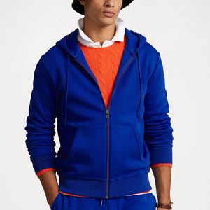 Sweat à capuche zippé pour homme de haute qualité, en coton lourd 400 g/m², impression personnalisée de logo en relief, sweat à capuche zippé d'hiver - Product Image 1