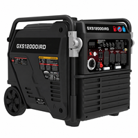 Générateur d'essence silencieux 5KW à démarrage automatique et à distance, onduleur portable refroidi par air, moteur 4 temps pour camping, usage de secours et extérieur