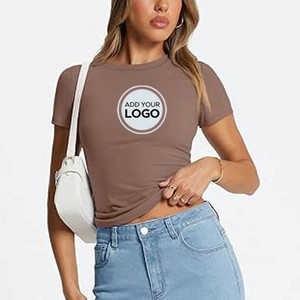 Camisetas de entrenamiento de manga corta para mujer, camisetas atléticas de ajuste holgado, camisetas para correr con cuello redondo, camisetas de yoga, camisetas de gimnasio - Product Image 3