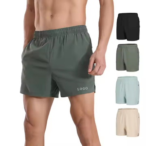 Short de course avec logo personnalisé de qualité supérieure Short de course de fitness à séchage rapide Short de sport OEM en nylon et polyester pour sport athlétique - Product Image 1