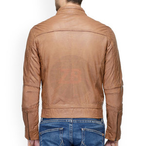 Hot Pick <b>Men</b> Leather <b>Jacket</b> <b>Lightweight</b> Comfortable Fit <b>For</b> Casual Daily Outfits Winter <b>Jacket</b> - Product Image 3