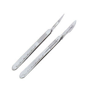 มีดผ่าตัดแบบใช้แล้วทิ้งด้ามจับ #3มีดผ่าตัดทำจากสเตนเลสได้รับการรับรองจาก CE - Product Image 3