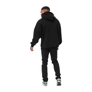 Sweats à capuche respirants coréens en coton pour hommes confortables doux et élégants et idéaux pour les vêtements décontractés et les activités de plein air prix de gros - Product Image 4