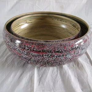 Tazón de bambú de tendencia caliente al por mayor, artículo de comedor ecológico bien terminado para hogares, tazón de bambú, Exportación confiable de Vietnam - Product Image 1