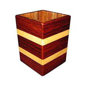 Porte-stylo rotatif horizontal multifonctionnel créatif organisateur en bois de bureau haute apparence pour les cosmétiques de papeterie - Product Image 1