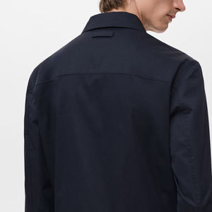 Blouson Bomber Coupe Classique Homme Nouvelle Arrivée Prix Abordable Vestes Tendance 2026 Personnalisable OEM Décontracté Couleur Unie Design Mode - Product Image 5