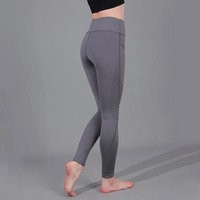 Pantalons de yoga sportifs pour femmes, taille mi-haute, sur mesure, leggings de sport grande taille avec motif uni, leggings de yoga sexy pour la remise en forme