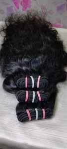 Extensions de cheveux indiens crus non transformés Cuticules alignées Paquets bruts vierges par des exportateurs indiens Style de vague profonde lâche - Product Image 5