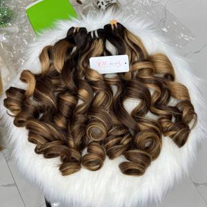 เครื่องต่อผมมนุษย์บริสุทธิ์จากเวียดนามผมเป็นลอนผมเป็นลอน - Product Image 1