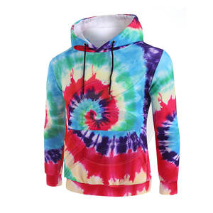 เสื้อฮู้ดผ้าคอตตอนผสมสีพื้นเสื้อมีฮู้ดแบบสวมหัวมีฮู้ดมัดย้อมสำหรับฤดูหนาว - Product Image 2