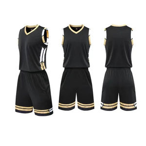 Uniforme de basket-ball en maille réversible de haute qualité séchage rapide grande taille Service OEM vente en gros uniforme d'équipe vierge - Product Image 3