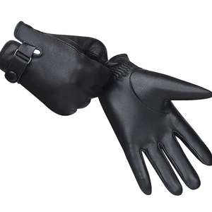 Women's New Design Soft Winter Leather <b>Gloves</b> <b>Warm</b> Casual Outdoor Sports Travel & Party Use Customized Wholesale Price - Product Image 5