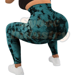 Meilleur Legging Scrunch pour femmes Breath Spandex Fabric Custom Plus Size Workout Scrunch Butt Legging For Gym Wear - Product Image 4