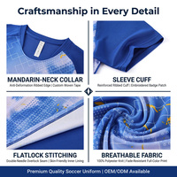 Camiseta de Fútbol Sublimada, Impresión Digital Personalizada, Malla de Poliéster con Logotipo