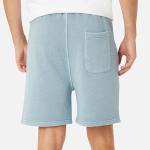 Short de sport en molleton de coton pour hommes, logo personnalisé, jogging d'été, cargo brodé respirant, décontracté, longueur genou - Product Image 5