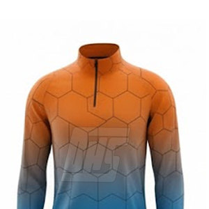 Chaqueta Deportiva Sublimada con Media Cremallera para Hombre, Manga Larga, Estampada, para Entrenamiento y Gimnasio - Product Image 6