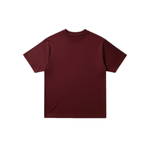 Camiseta Corta S32 en Color Granate, 100% Algodón Orgánico, Tejido Jersey de 260 GSM, Corte Estándar - Product Image 2