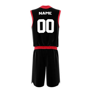 Uniforme de Baloncesto Deportivo Personalizado de Diseño Superior, Uniforme de Baloncesto de Poliéster Transpirable de Secado Rápido para Adultos - Product Image 3