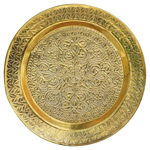 Leaf Printed Charger Plate <b>Dinnerware</b> Serving Charger Plate Eco-friendly Feature Metal Stainless Steel Charger Plate - Product Image 5