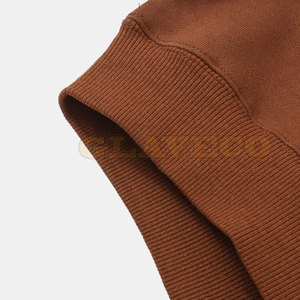 Sweat-shirts en polaire unis pour hommes en gros, sur mesure, service OEM, haute qualité, dernier style - Product Image 4