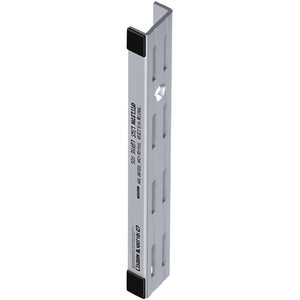 ELEMENT SYSTEM 500 mm White Steel <b>Wall</b> <b>Rail</b> with Double-Row Perforation 2-Pack Hooks & <b>Rails</b> - Product Image 3