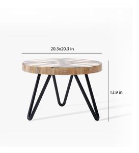 Soporte redondo clásico para postre y Pizza, utensilios de cocina de hierro de madera, soporte elegante para servir Pizza, utensilios de cocina asequibles, herramienta elegante para servir - Product Image 3