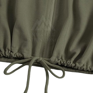 Top corto ligero de tamaño personalizado para mujer, sudaderas con capucha, ropa informal de calidad superior, sudaderas con capucha cortas para mujer - Product Image 3