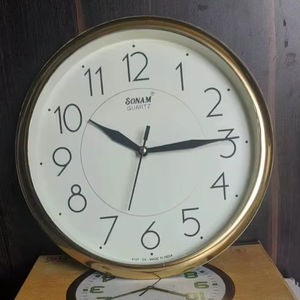 Horloge murale de luxe de qualité supérieure, mécanique, en plastique, carrée, pour la maison, le bureau, qualité supérieure, multi-usages, prix compétitif, exportations prêtes - Product Image 1