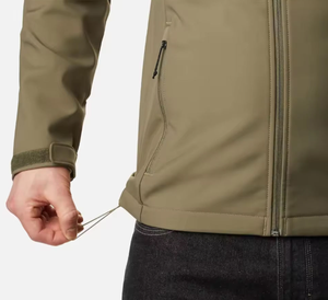 <b>Men's</b> Winter Hooded Softshell <b>Fleece</b> <b>Lined</b> Waterproof <b>Jacket</b> with Full Zip Printing Breathable & Windproof - Product Image 4