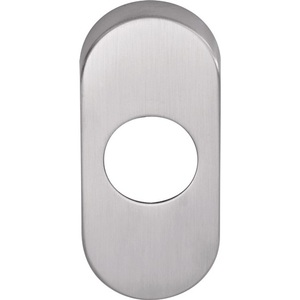 Poignée à levier AL Aluminium F1 6621 OGRO avec rosette de 9 mm d'épaisseur, ronde/ovale, accessoire pour placard - Product Image 1