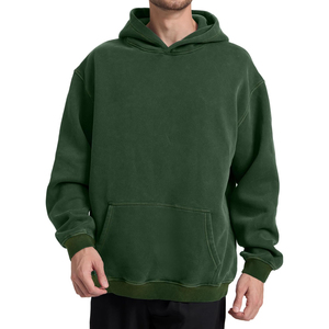 Elegante lavado ácido de los hombres de alta calidad personalizable moda comodidad sudadera servicio OEM Sudadera con capucha desgastada - Product Image 2