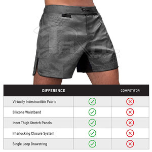 Meilleure vente de qualité supérieure Short MMA pour homme Short MMA Kimono de Jiu Jitsu Short MMA léger Short MMA - Product Image 3