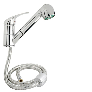 Miscelatore monocomando "Linea Flow" Miscelatore telescopico con cartuccia ceramica O/ 40 mm. - Product Image 1