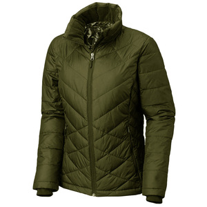 Chaqueta de camuflaje ligera personalizable para mujer, acolchada, con soporte de burbujas, con capucha, transpirable, con acabado grueso y cálido, OEM - Product Image 5