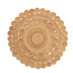 Durable Water Hyacinth Placemat Round Woven Seagrass Table <b>Mat</b> Thick Braided Straw Dinner <b>Plate</b> Pad For Dining Table - Product Image 2